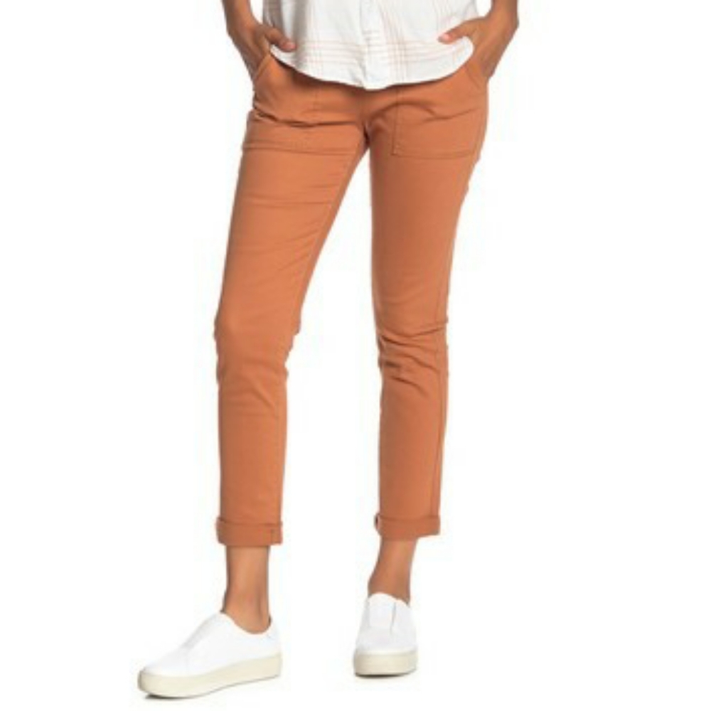 New Love, Fire Solid Pull-On Twill Rusty Orange D… - image 2